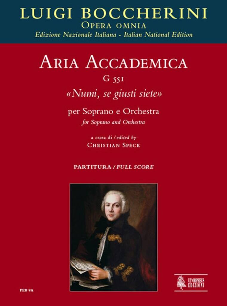 Aria accademica G 551 Numi, se giusti siete
